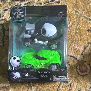 Disney The Nightmare Before Christmas Friction Cars - Black and Neon Green